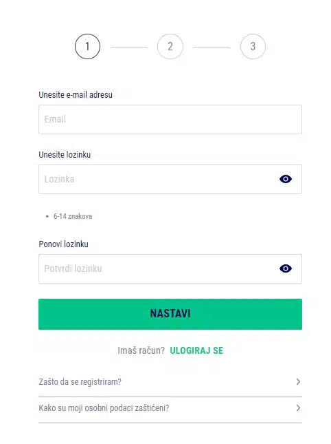 obrazac za registraciju u favbet kladionici