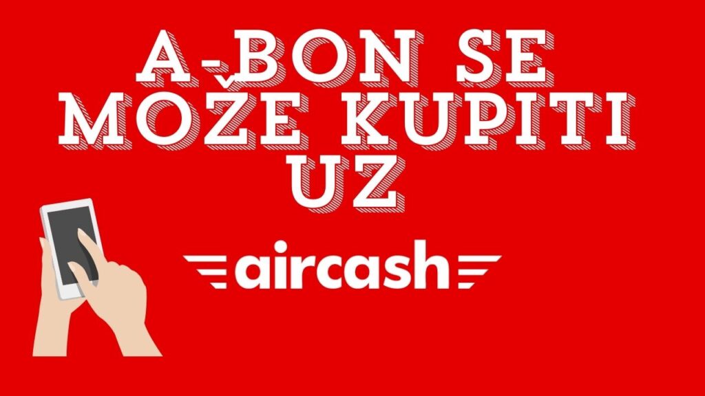 Kupnja A-bona online putem Aircash aplikacije